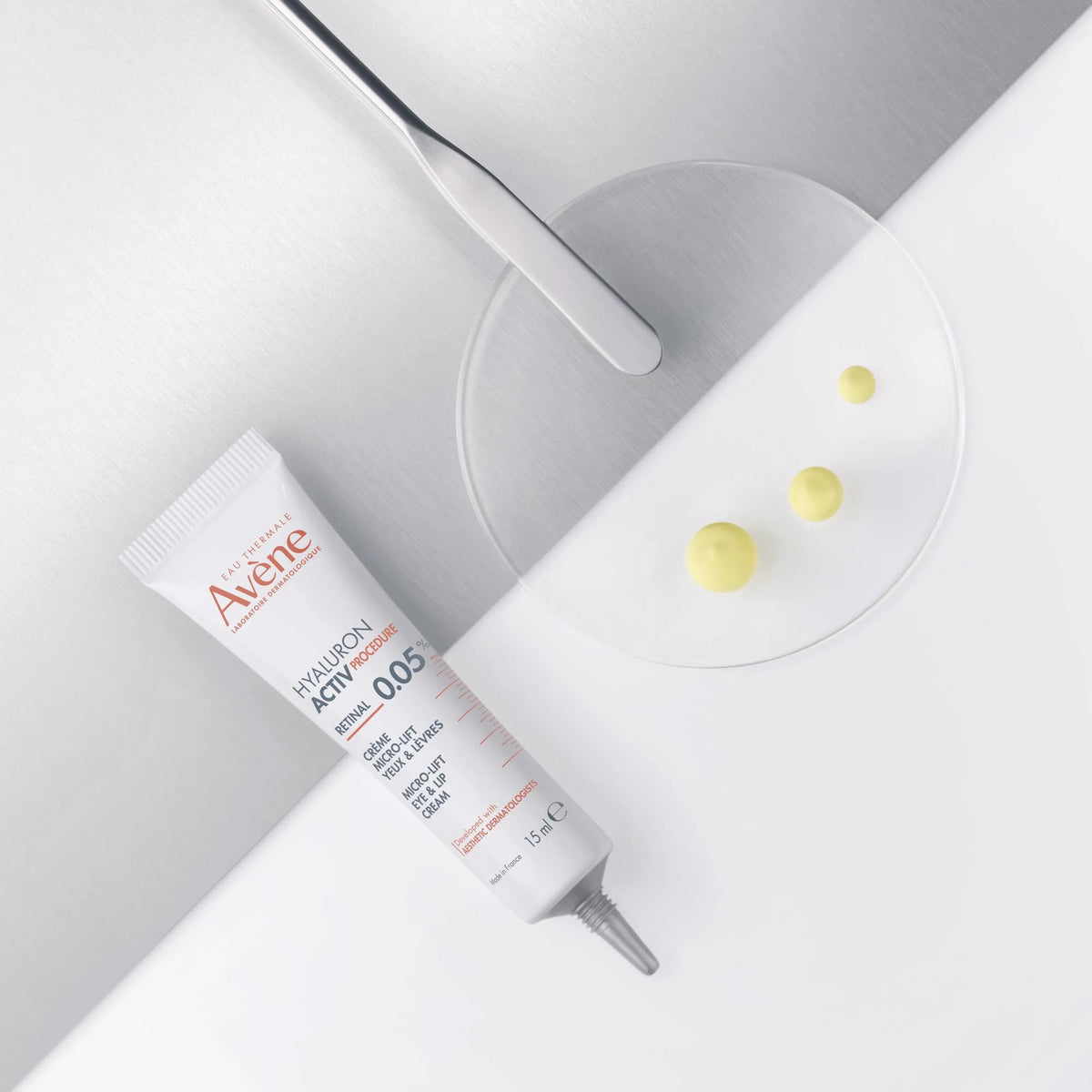 Avène Hyaluron Activ Procedure Micro-Lift Eye & Lip Cream 0.05% Retinal 15ml texture