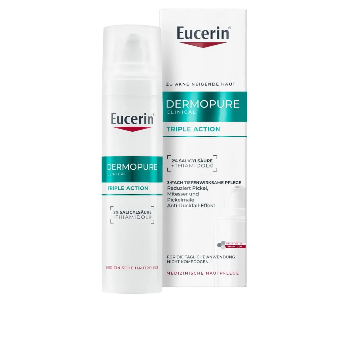 Eucerin DermoPure Clinical Triple Action Corrective Fluid 40ml with carton