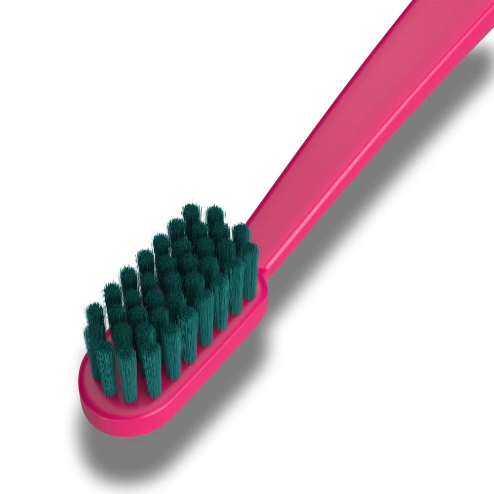 MEDIBLANC 4990 Super Soft Toothbrushes 2-Pack brush head close-up