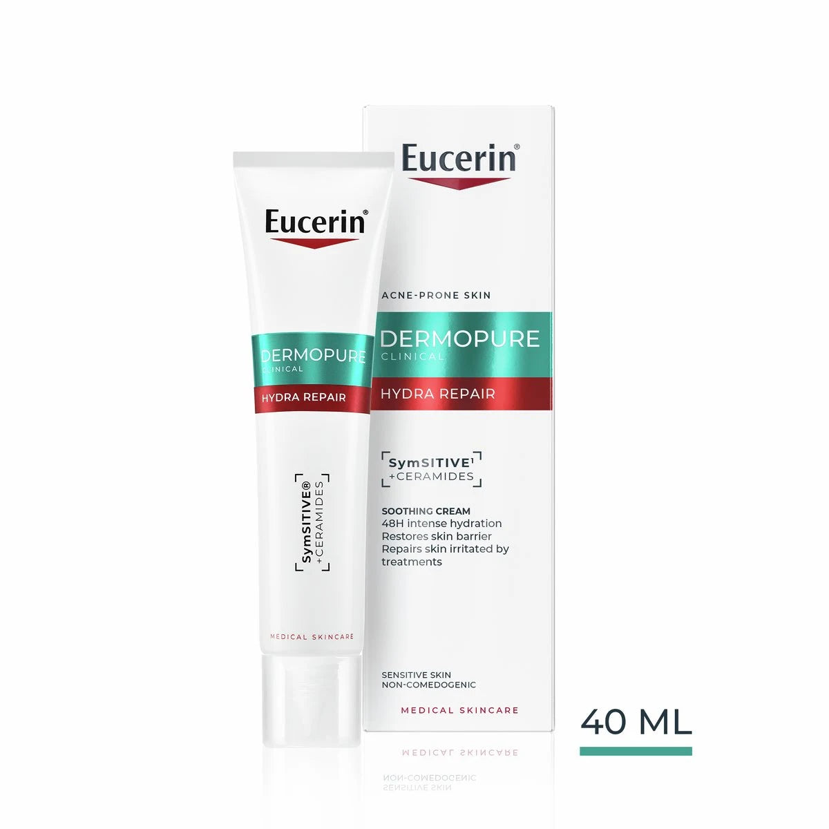 Eucerin DermoPure Clinical Hydra Repair Soothing Cream 40ml face cream #Size_40ml
