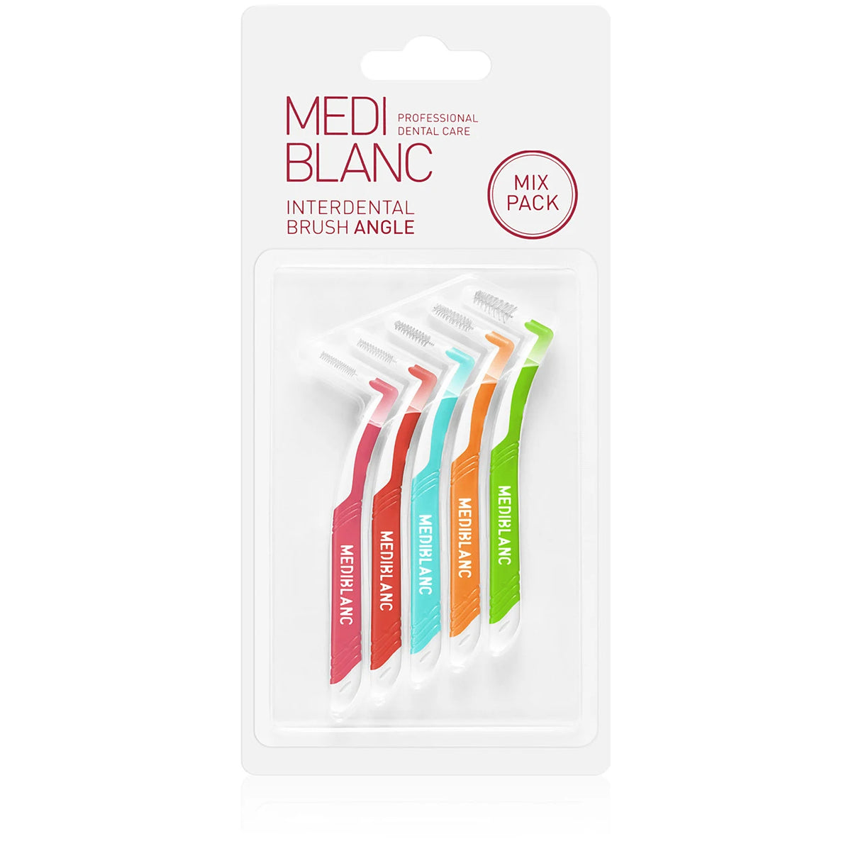 MEDIBLANC Interdental Brush Angle Mix Pack interdental brushes in pack