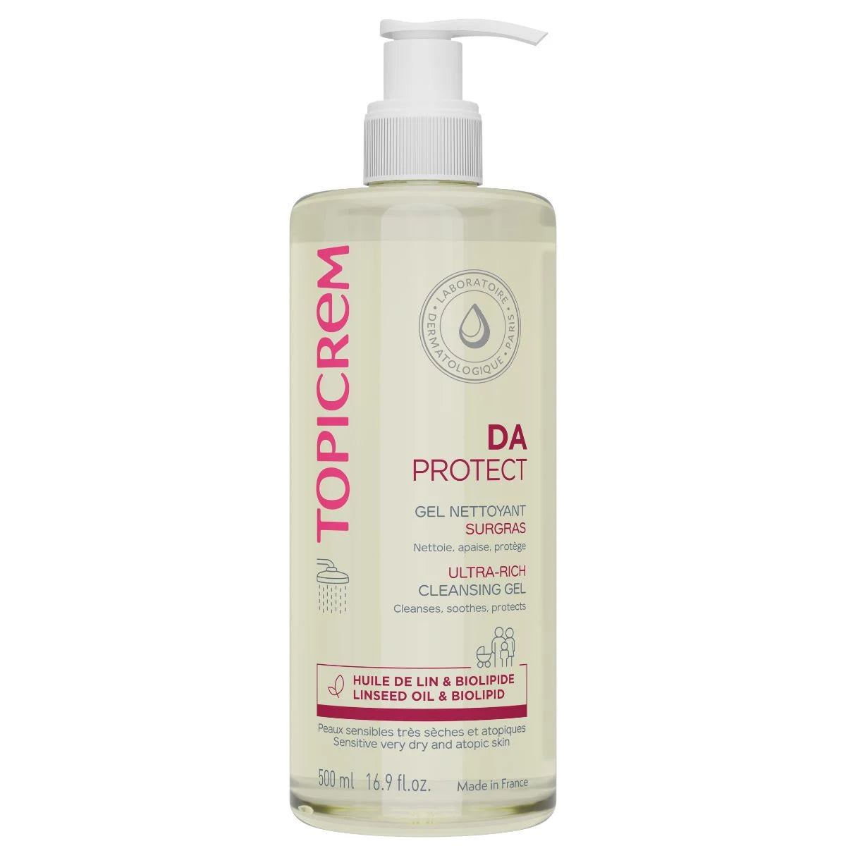 Topicrem DA PROTECT Ultra-Rich Cleansing Gel 500ml cleansing gel #Size_500ml
